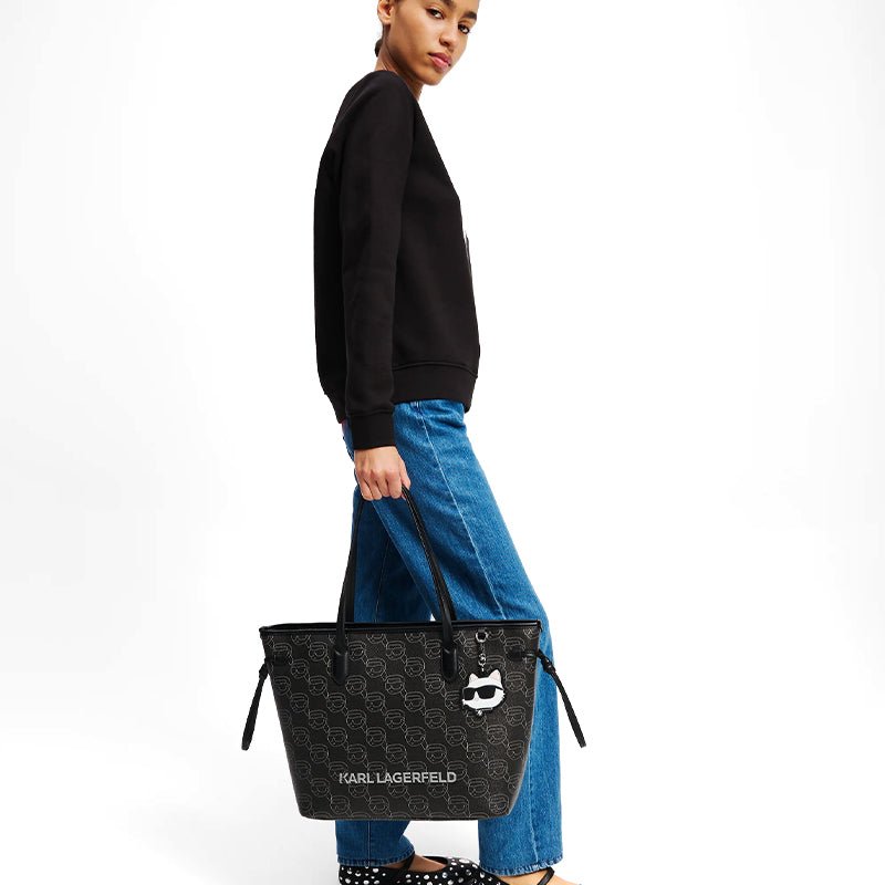 Karl Lagerfeld IKON MONOGRAM LARGE TOTE BAG KB28 - Runner