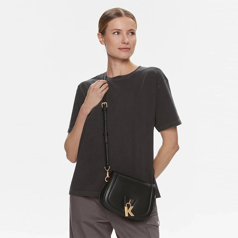 Karl Lagerfeld K/DISK - Shoulderbag - BLACK - KB4 - Runner