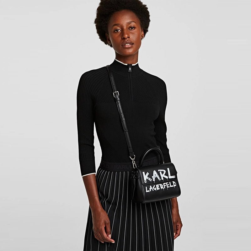 Karl Lagerfeld K/IKON Graffit Mini TH - Shoulderbag - Black - KB23 - Runner