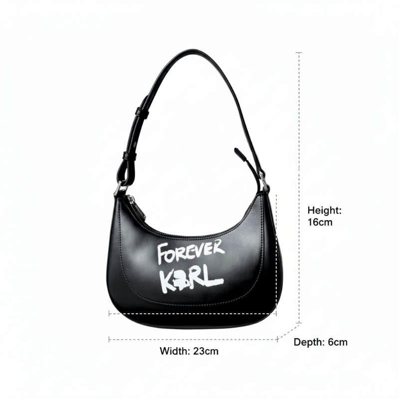 Karl Lagerfeld K/IKONIK 2.0 Mono - Shoulderbag - Black - KB5 - Runner