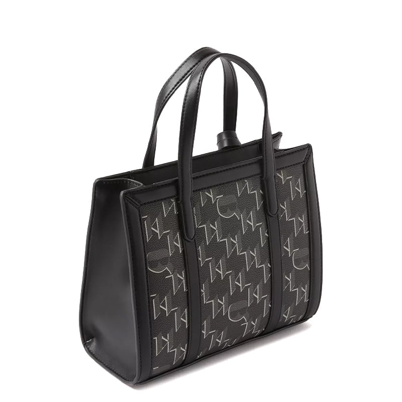 KARL LEGERFELD K/Ikonik 2.0 Monogram Tote Bag in Coated - canvas KB35 - Runner