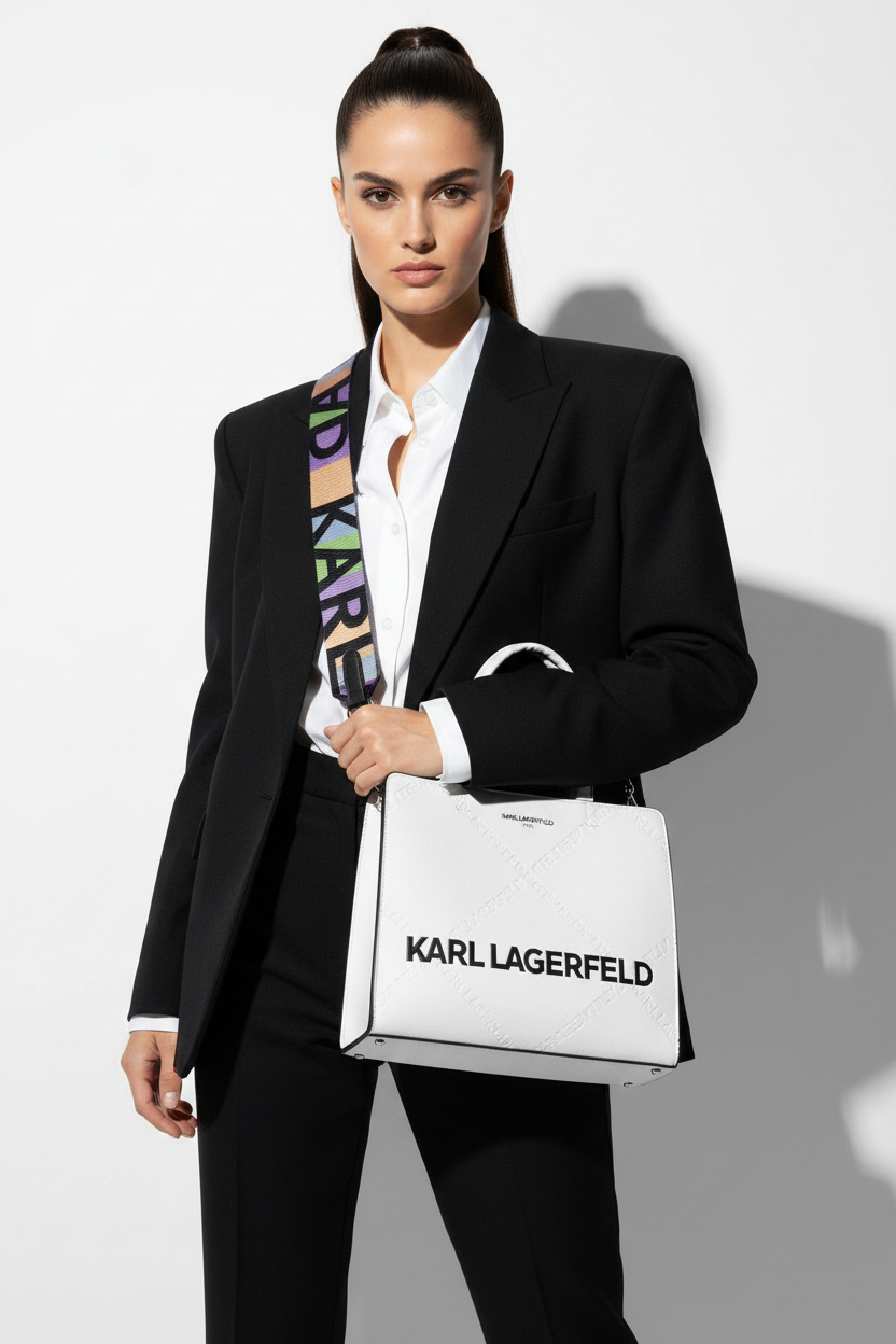 KARL LEGERFELD Paris Satchel Bag KB63