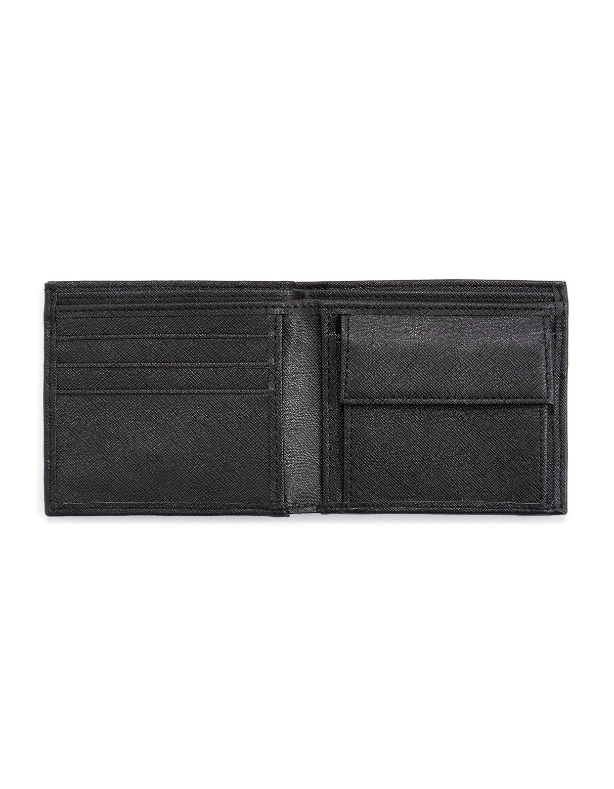 Leather Wallet - Black - Runner