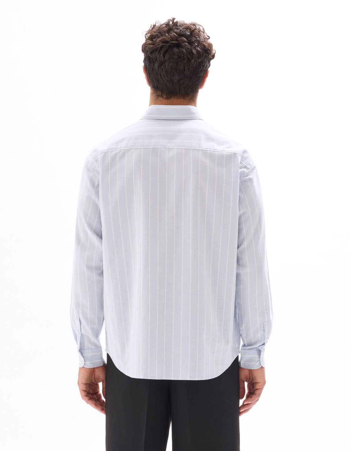 Loose Oxford Striped Shirt - Runner