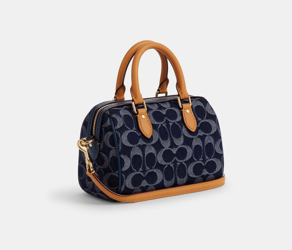 COACH Mini Rowan Crossbody Bag In Blocked Signature HB3