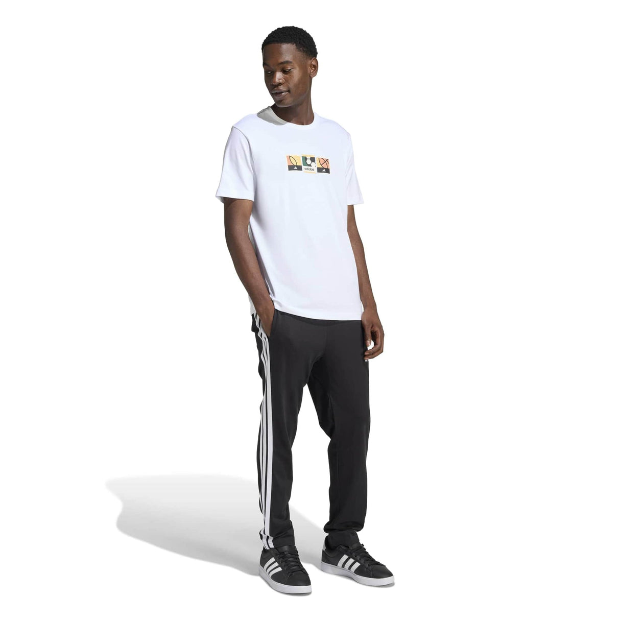 MEMORIES OF SPORT STAMPS GRAPHIC T - SHIRT - Runner