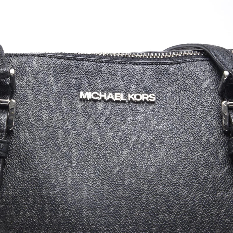 MICHAEL KORS Charlotte Large Logo and Leather - GREY - MK9 - Runner