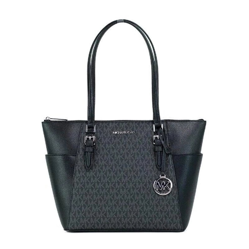 MICHAEL KORS Charlotte Large Logo and Leather - GREY - MK9 - Runner