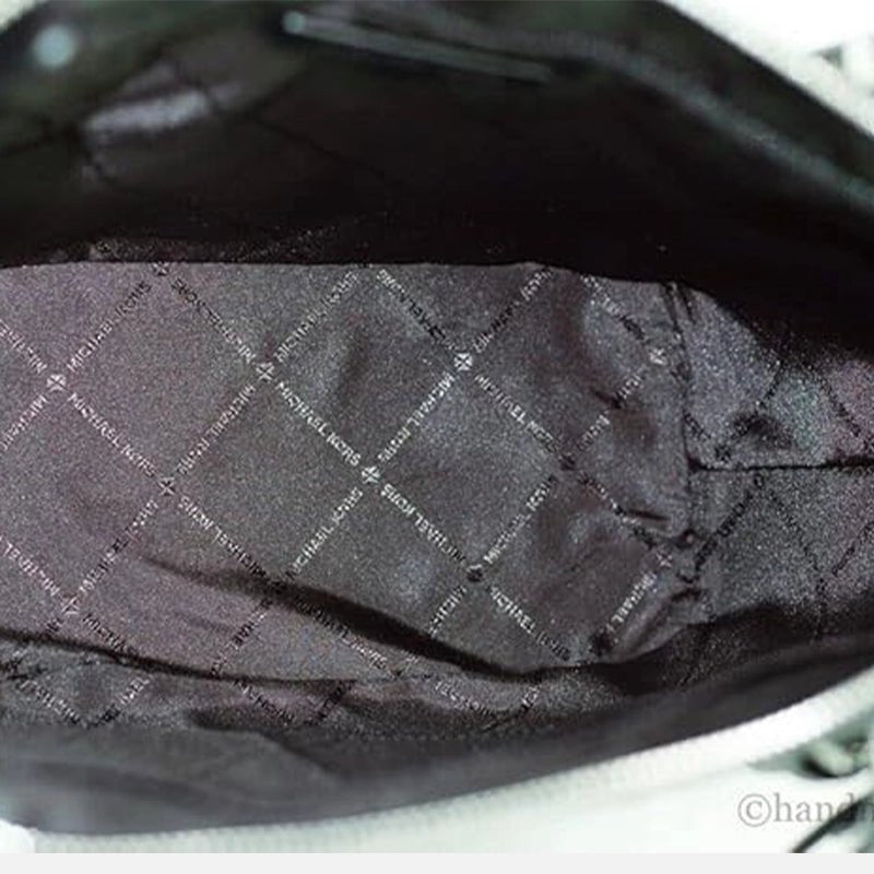 MICHAEL KORS Charlotte Large Logo and Leather - GREY - MK9 - Runner