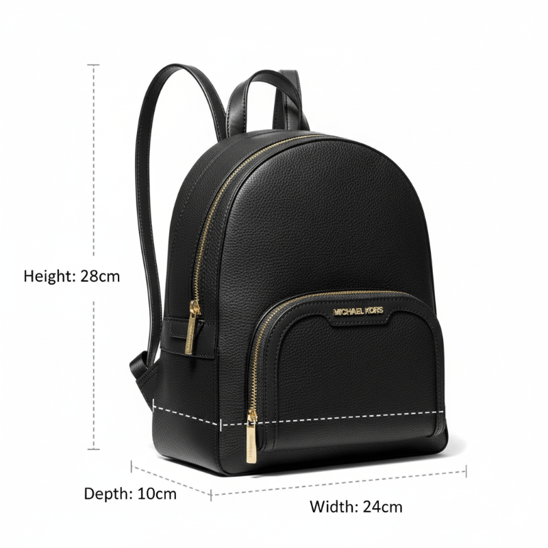 MICHAEL KORS Jaycee Medium Logo Backpack - BLACK - MK15 - Runner