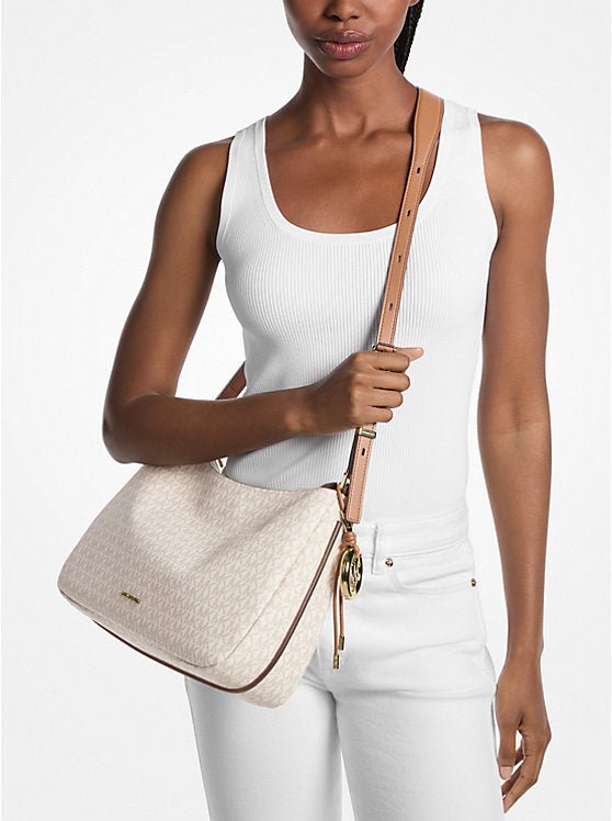MICHAEL KORS Nolita Medium Signature Logo Shoulder Bag MK45 - Runner