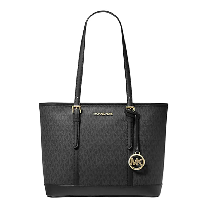 MICHAEL KORS Vanilla PVC Jet Set Travel LG MK30 - Runner