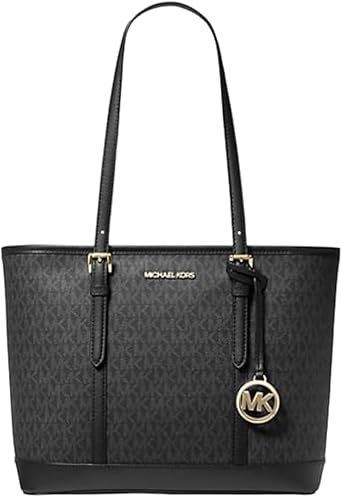 MICHAEL KORS Vanilla PVC Jet Set Travel LG MK30 - Runner