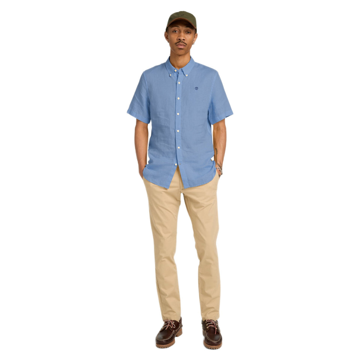 Mill Brook Linen Short Sleeve Shirt - Runner