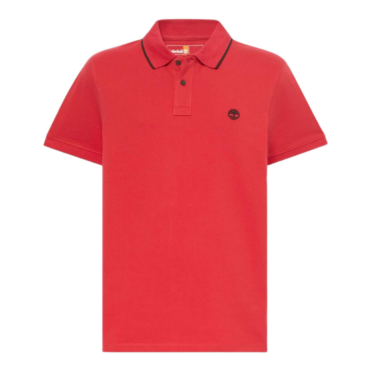 Millers River Printed Neck Short Sleeve Polo - Runner
