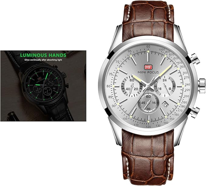 Mini Focus Casual Watch For Men Analog Leather - MF0116G.02 MFM4 - Runner