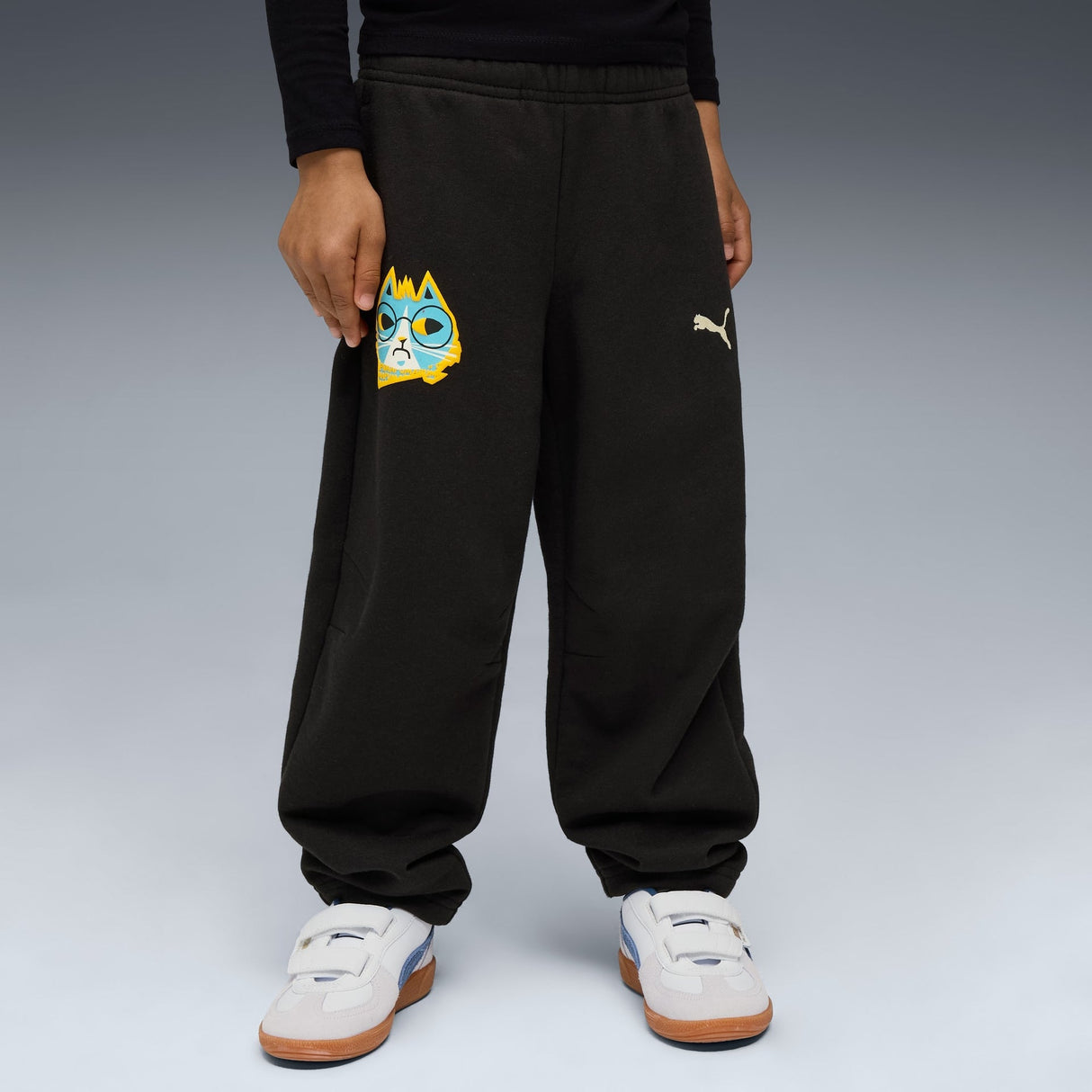 Moody Cat Sweatpants Kids - Runner