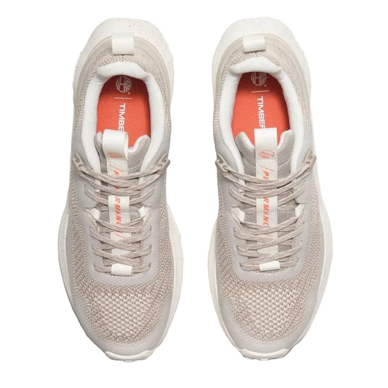 MOTION ACCESS LOW LACE UP SNEAKER LIGHT TAUPE KNIT W WHITE - Runner