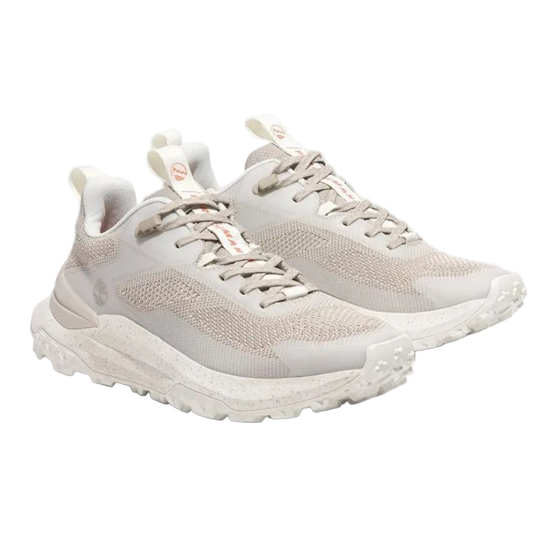 MOTION ACCESS LOW LACE UP SNEAKER LIGHT TAUPE KNIT W WHITE - Runner