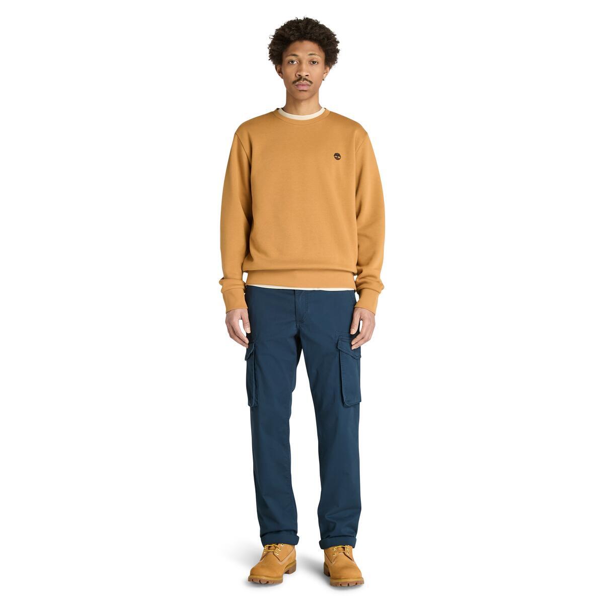 Oyster River Chest Logo Brushback Crew Neck - Runner