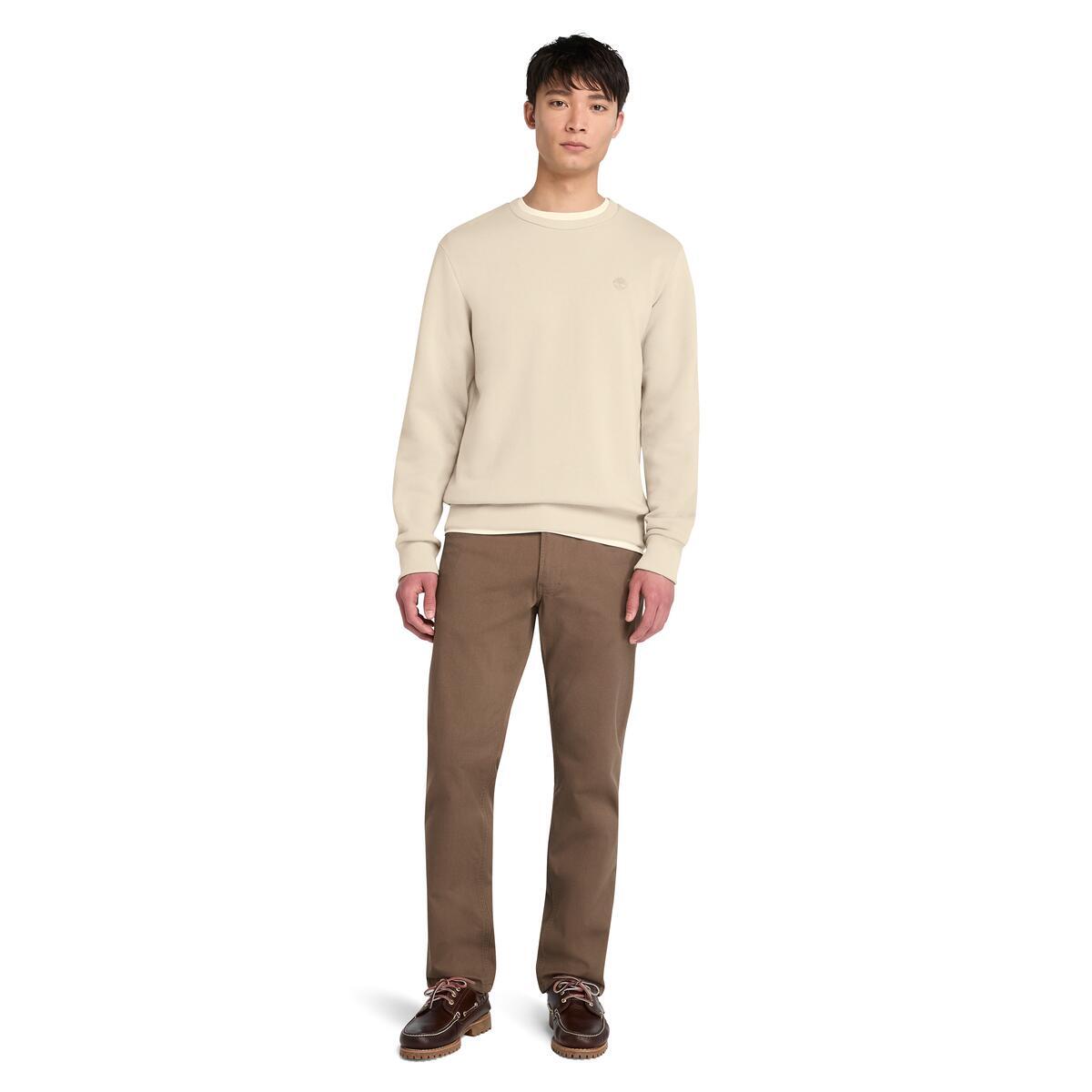 Oyster River Chest Logo Brushback Crew Neck - Runner