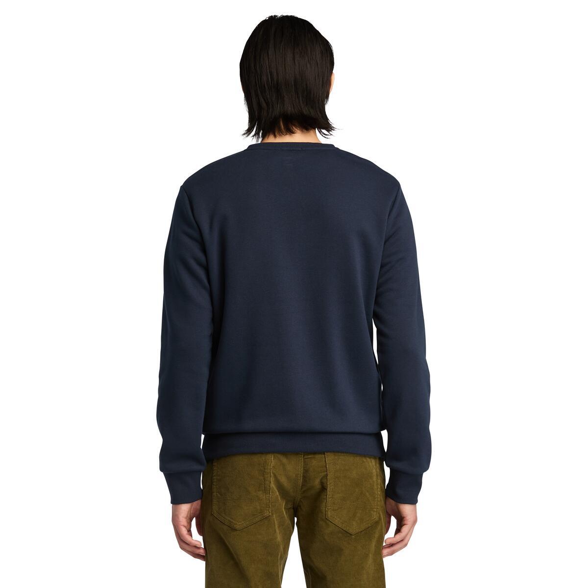 Oyster River Chest Logo Brushback Crew Neck - Runner