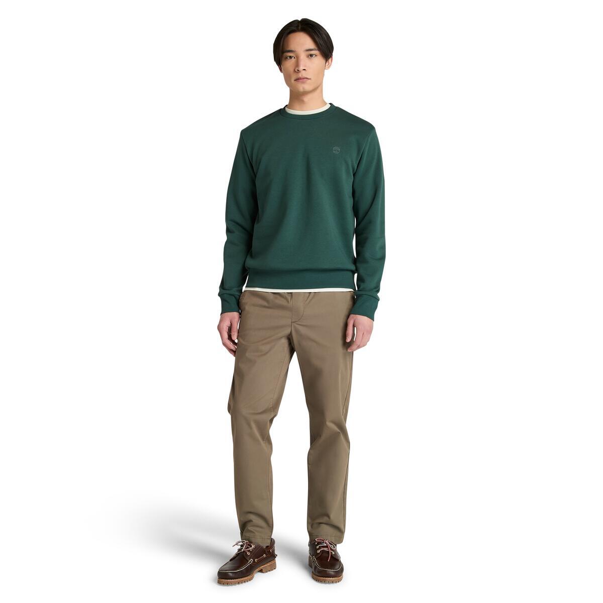 Oyster River Chest Logo Brushback Crew Neck - Runner