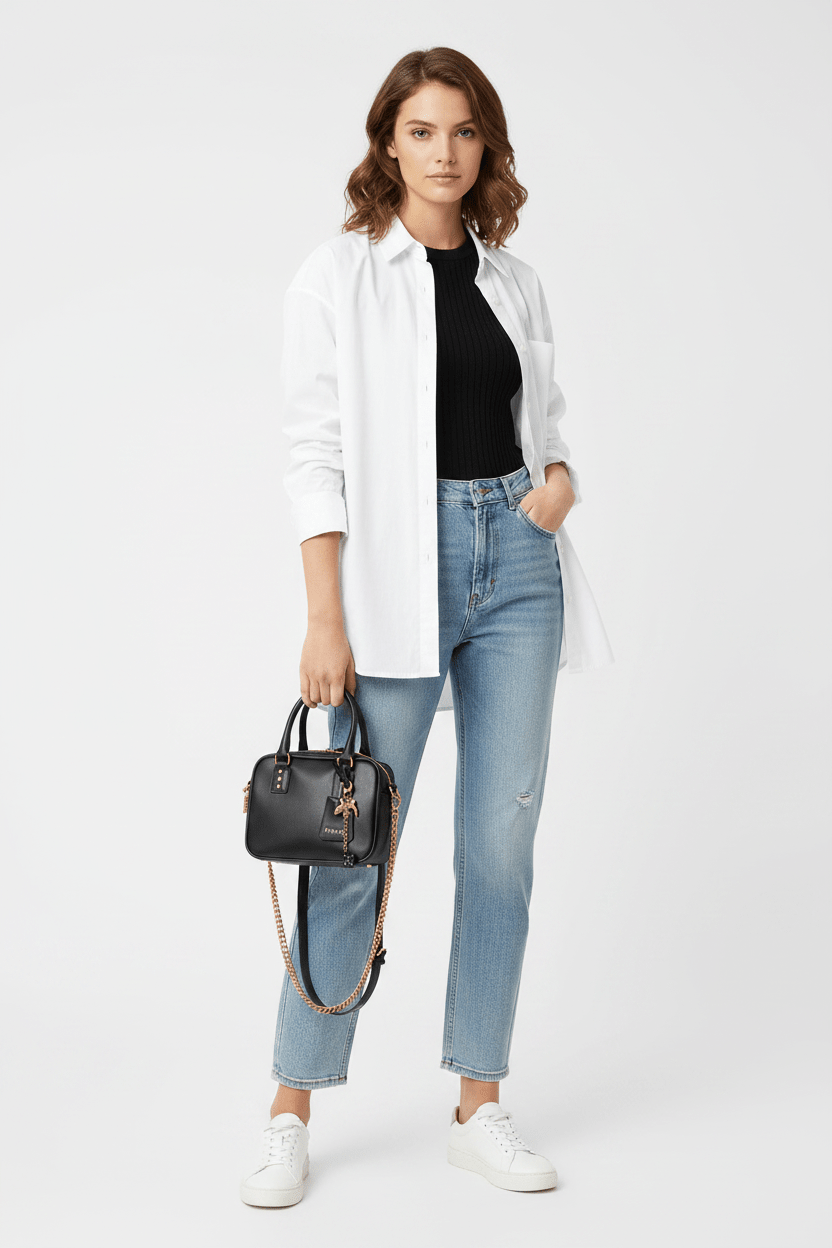 PINKO Bowling Bag Mini Silk Veal shoulder bag BOWLING PB48 - Runner