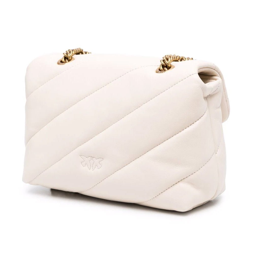 PINKO Leather messenger bag MINI PUFF VERSITY PINS CL PB15 - Runner