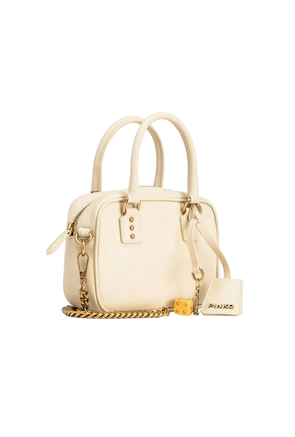 PINKO Leather shoulder bag BOWLING PB49 - Runner