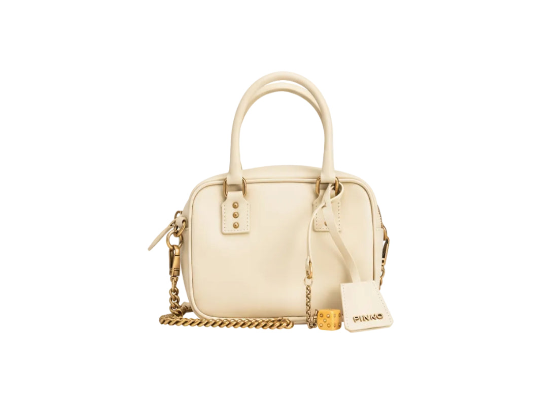 PINKO Leather shoulder bag BOWLING PB49 - Runner