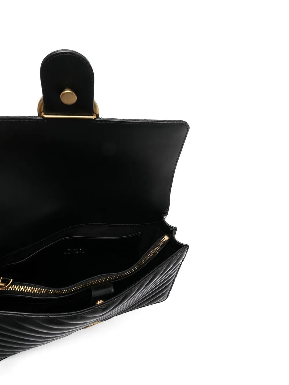 PINKO Love Icon bag with chevron pattern lining PB25 - Runner