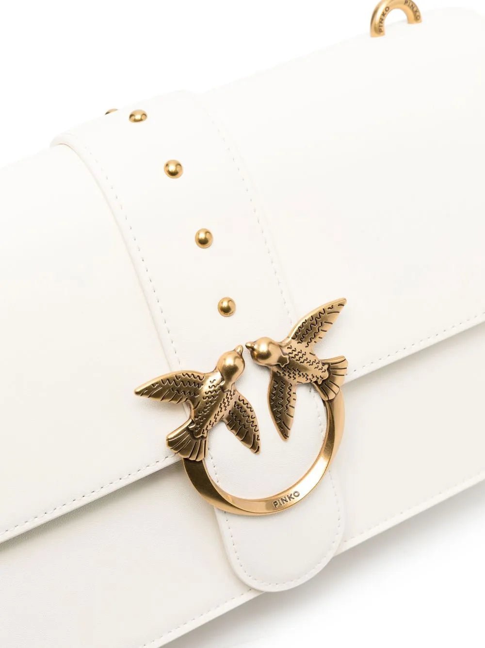 PINKO Mini Love One leather crossbody bag PB13 - Runner