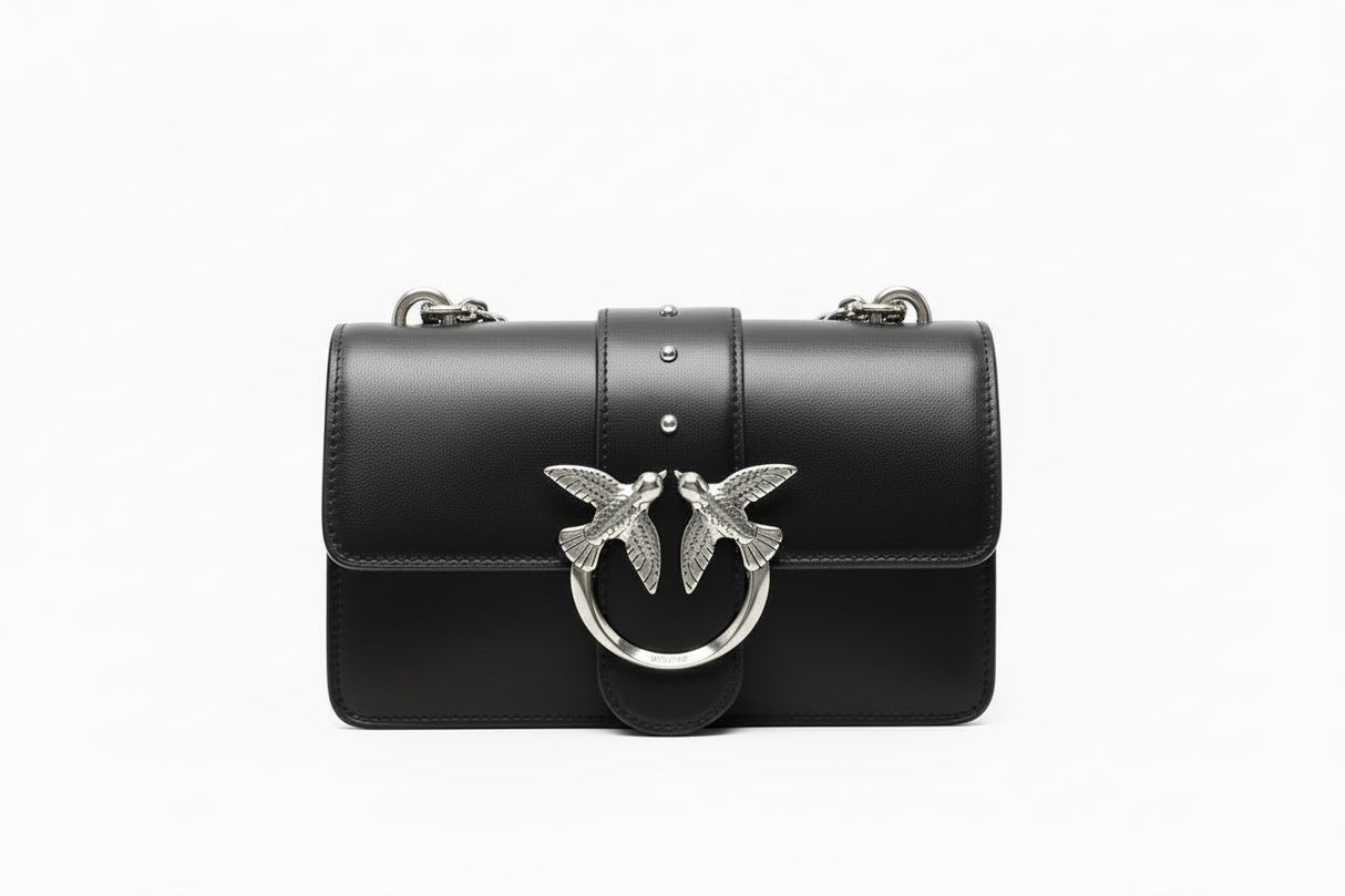 PINKO Mini Love One leather crossbody bag PB85 - Runner