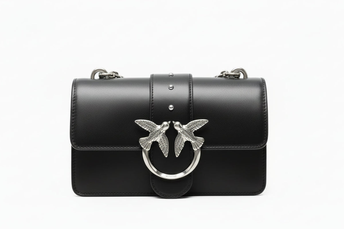 PINKO Mini Love One leather crossbody bag PB85 - Runner