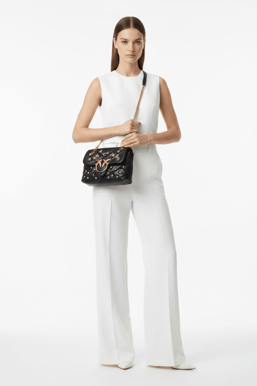 PINKO Mini Love Puff Sea Jewels Bag black CL PB16 - Runner
