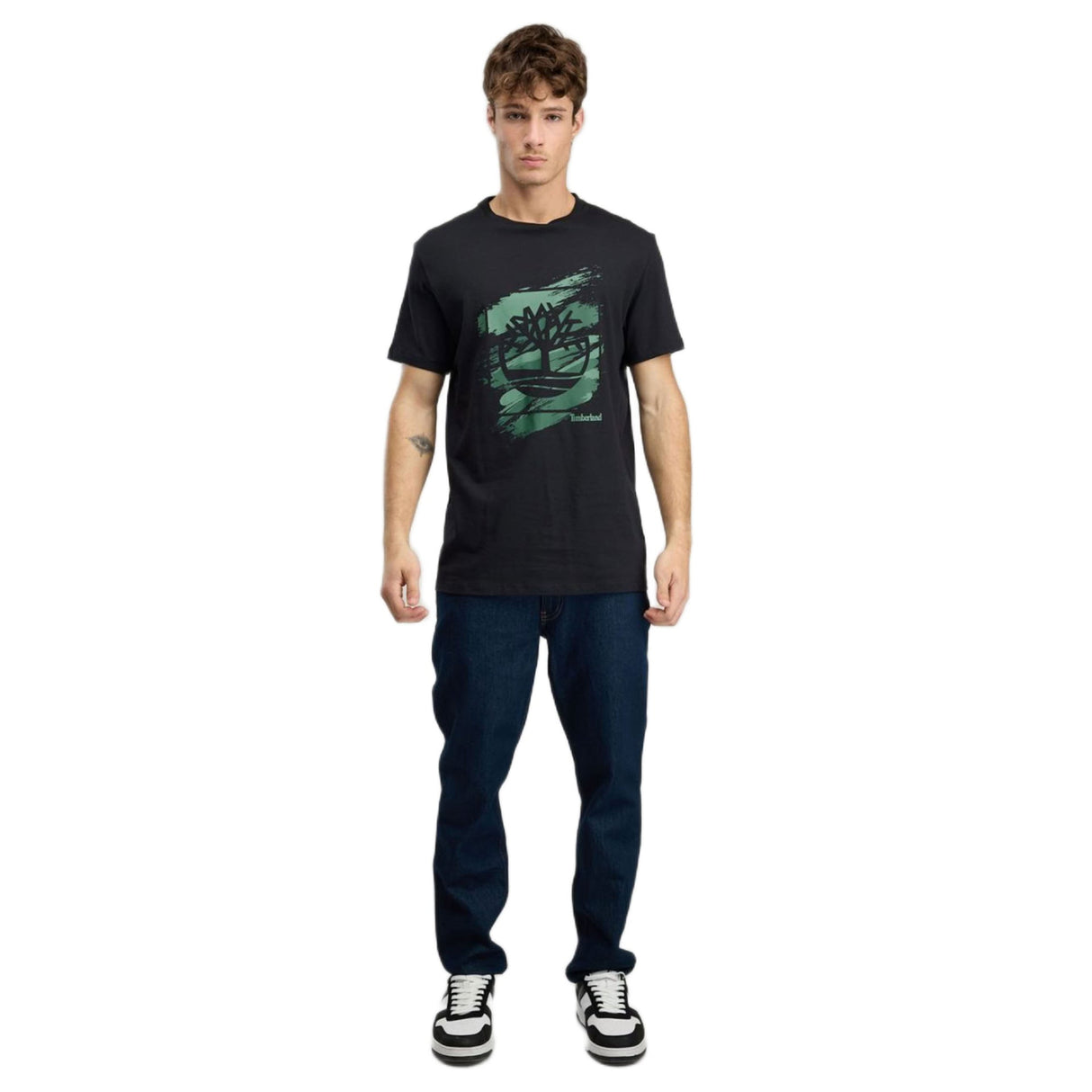 Rugged Logo Chest Ss Tee - Runner