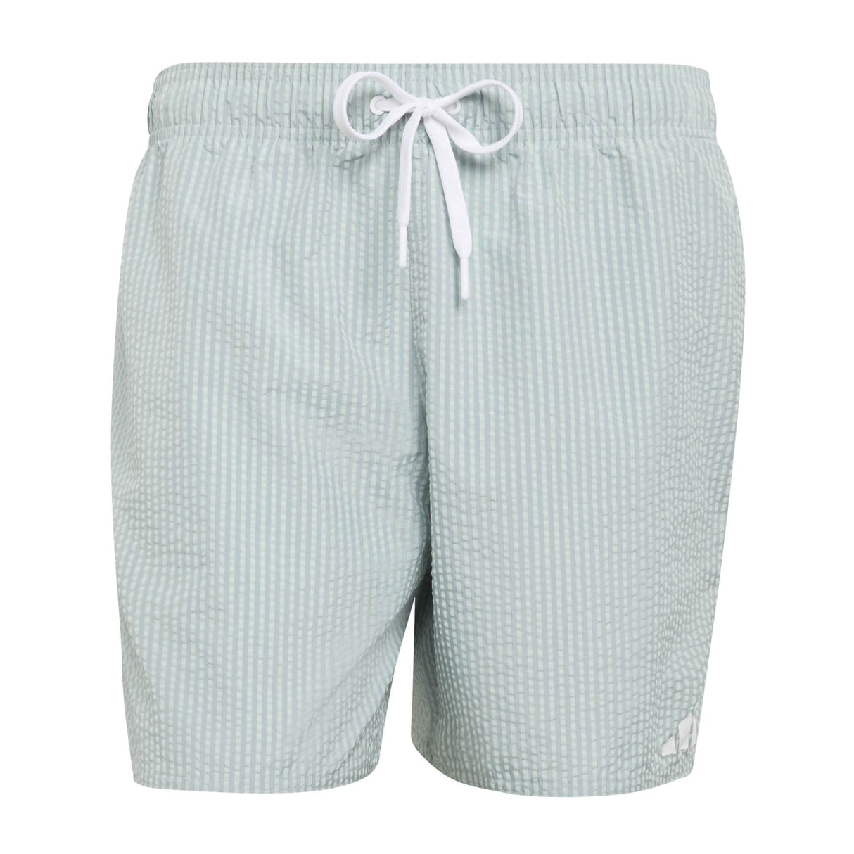 Seersucker Stripy Swim Shorts 5 - Inch - Runner
