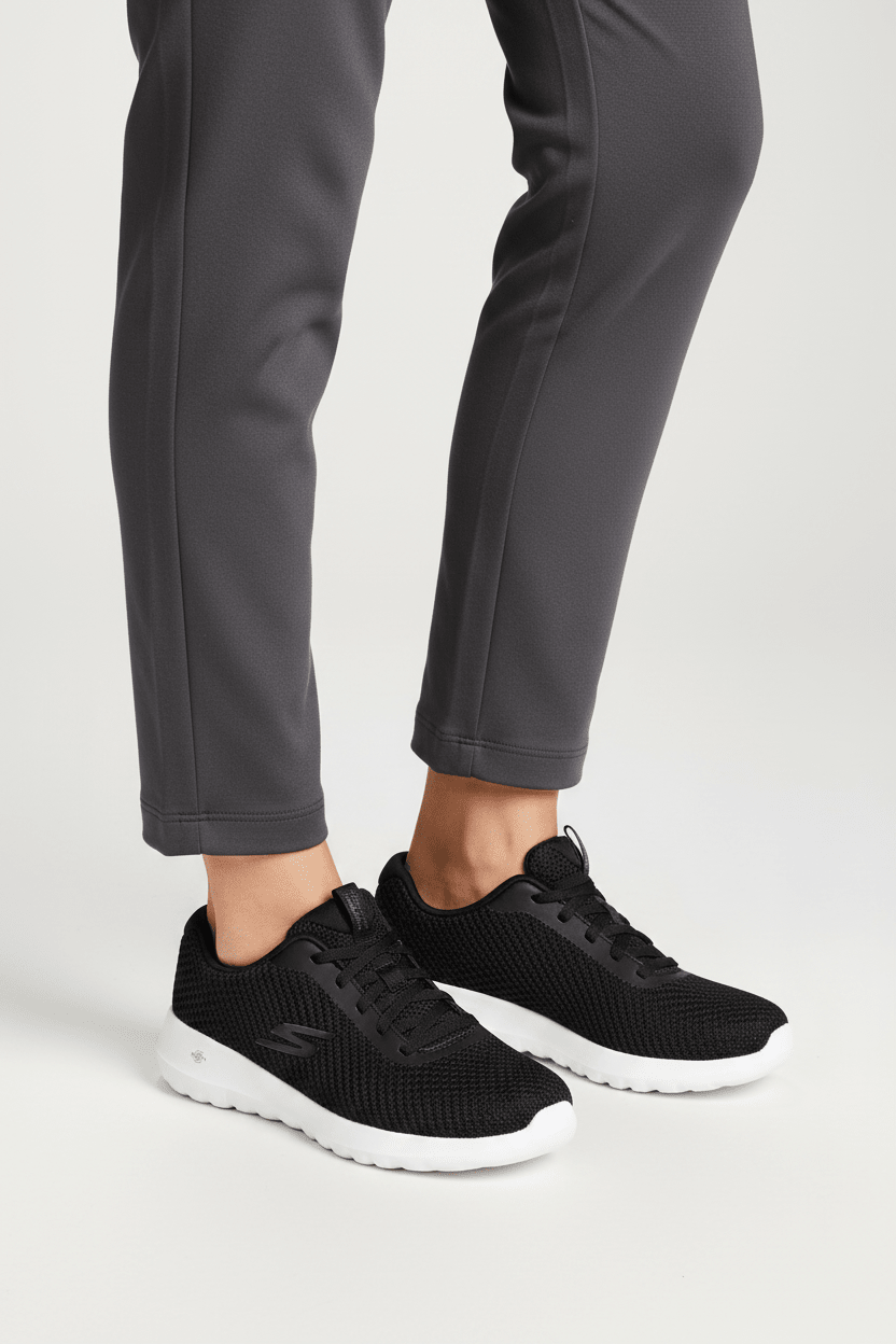 SKECHERS 124702-BKW Go Walk Joy Running Shoes - Irwin SKW130 - Runner