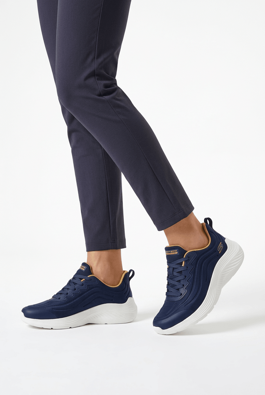 SKECHERS Bobs Squad Waves Lifestyle Shoes 118225-NVY skm194 - Runner