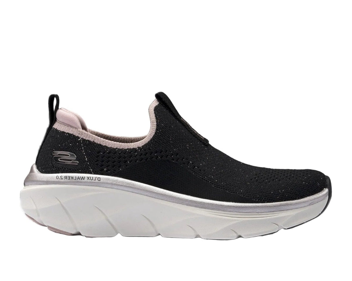 SKECHERS D'LUX WALKER 2.0 SPARKLE FOREVER 150098/BKRG SKW211 - Runner