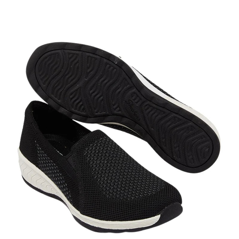 SKECHERS Up - Lifted Lifestyle Shoes 100454 - BKW SKW137 - Runner
