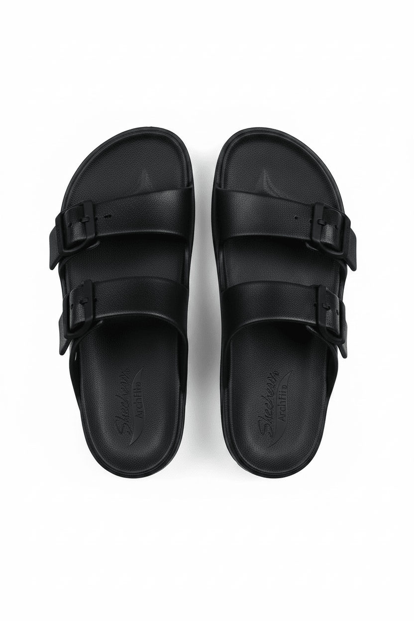 Skechers womens ARCH FIT Sandal - BLK SLM32 - Runner