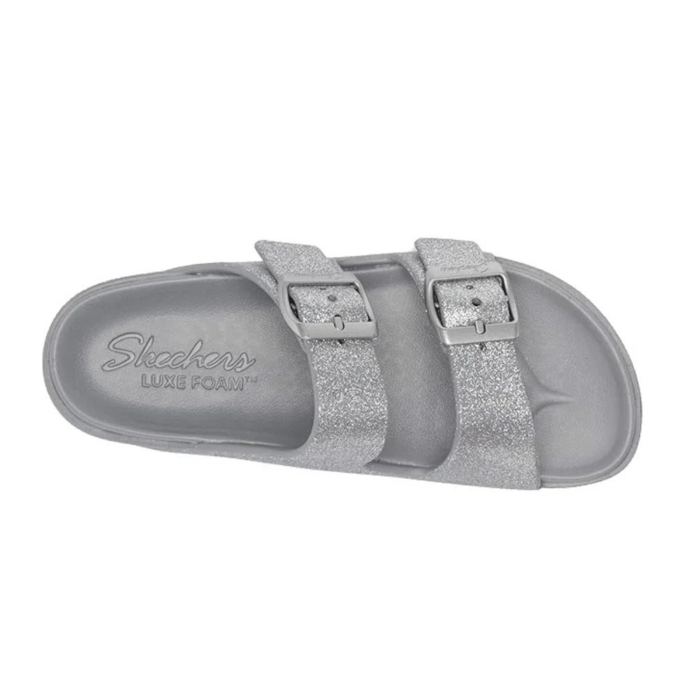 SKECHERS Women's Luxe fomam Shimmering Sandals SLW114 - Runner