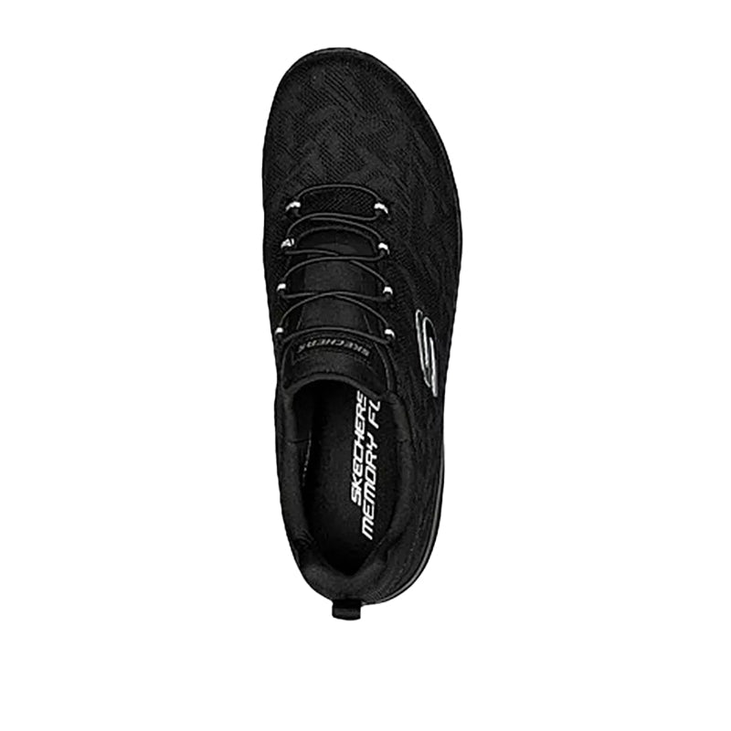 SKECHERS Women's Summits Slip - On Lace - Up Trainers - 149936 - BKW SKW56 - Runner