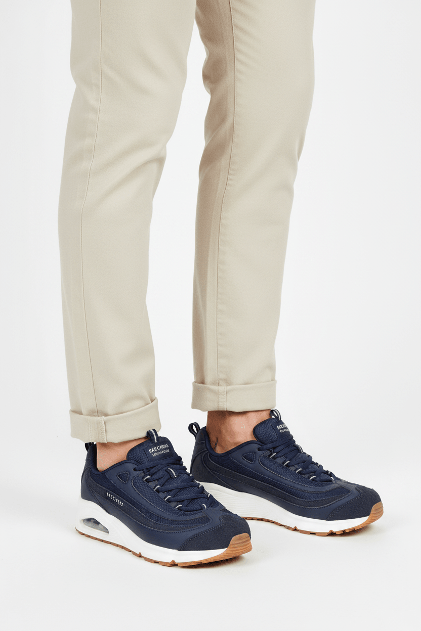 Skechers Womens Uno - Roundabout-73678-NVY- SKW90 - Runner