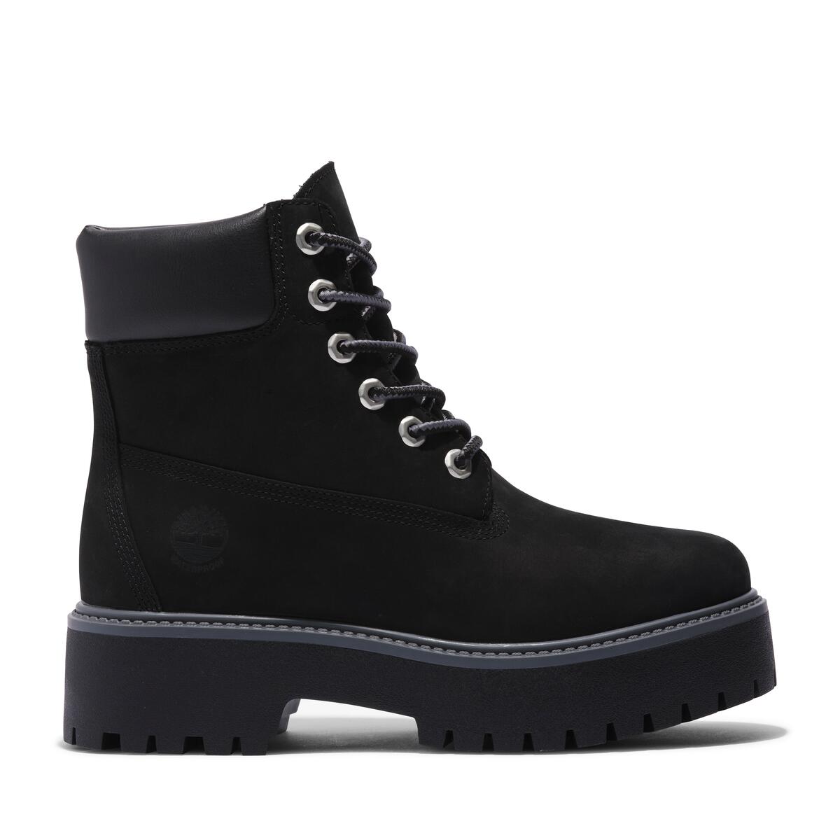 Stone Street 6 Inch Lace Up Waterproof Boot Jet - Runner