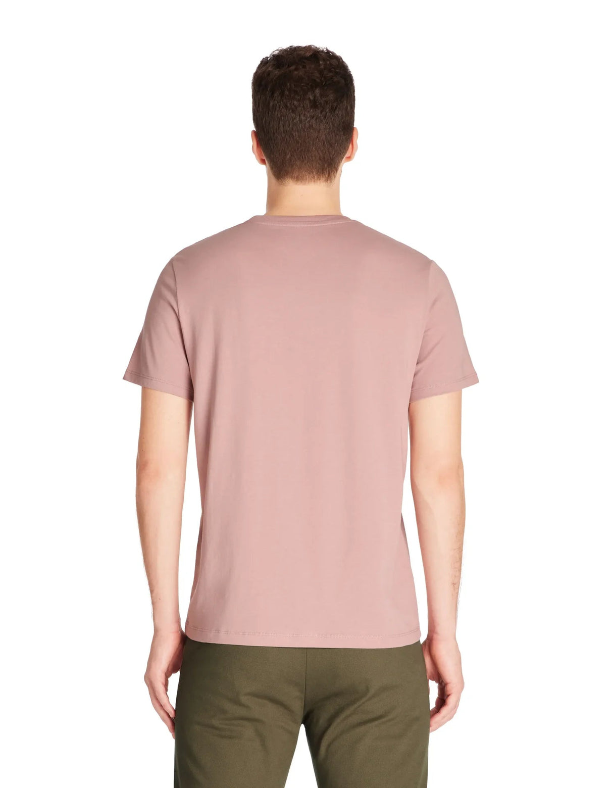 Straight Round Neck T-Shirt 100% Cotton - Purple - Runner