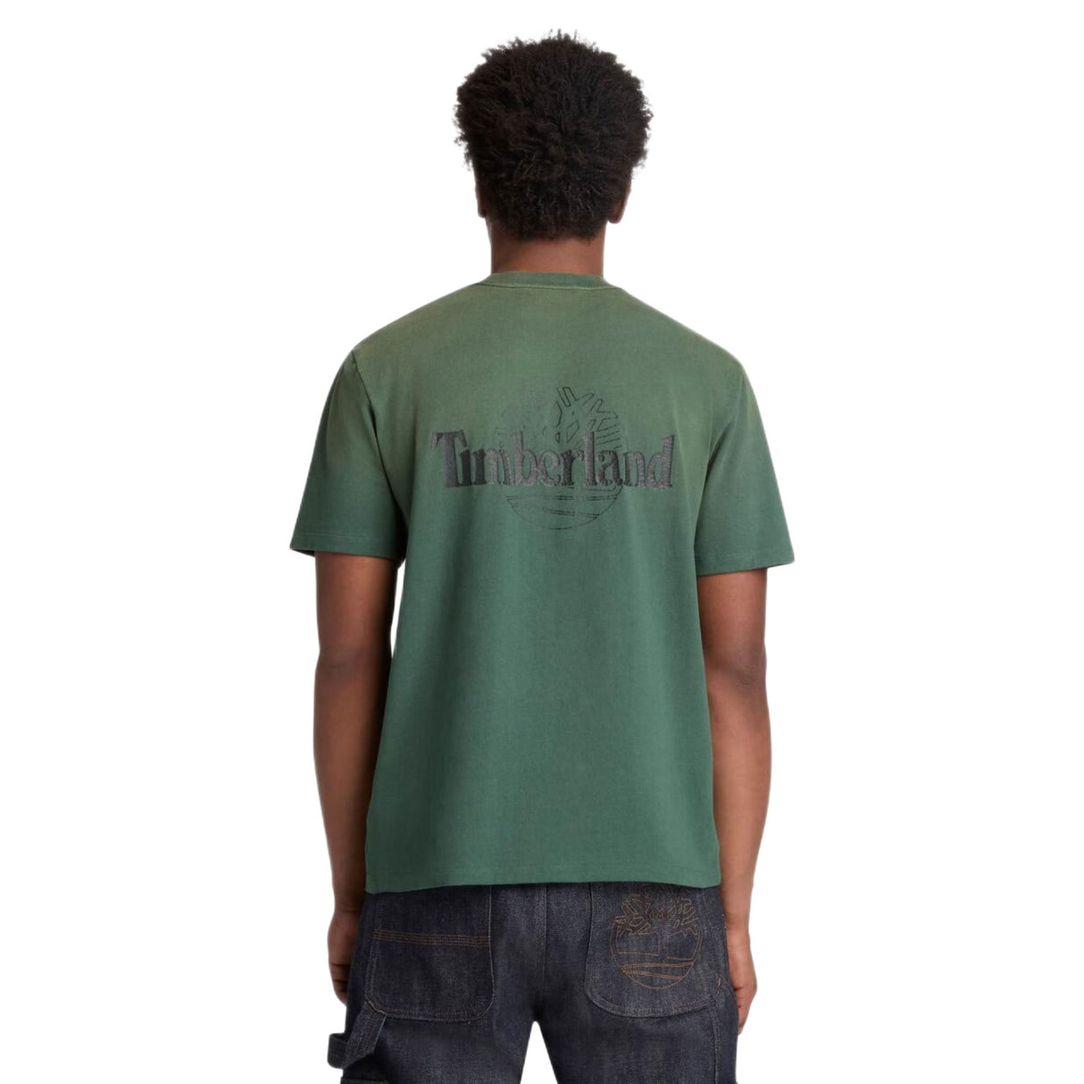 Sunfaded Back Tree Logo Graphic Hw Tee - Runner