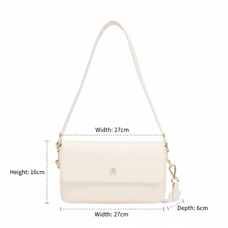 TOMMY HILFIGER Convertible crossbodytas met TH - monogram TB89 - Runner